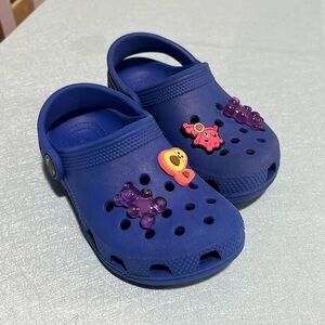 Blue crocs